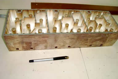 Post process for die casting parts. Tap and drill and machining