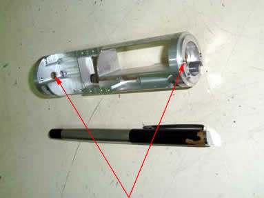 These two holes required the concentricity tolerance are +/-0.02mm